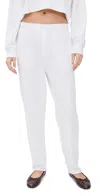 Atm Anthony Thomas Melillo French Terry Cut Off Sweatpants White In White