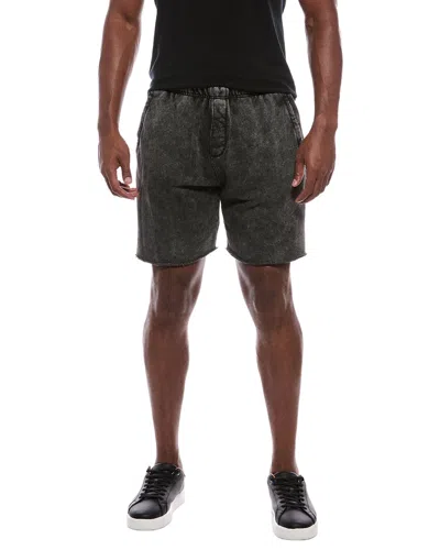 Atm Anthony Thomas Melillo French Terry Pigment Wash Short In Black