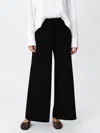 Atm Anthony Thomas Melillo Heavy Modal Wide Leg Pants In Black In Black