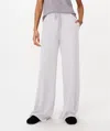Atm Anthony Thomas Melillo Heavy Slub Jersey Wide Leg Pant In White