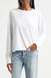 Atm Anthony Thomas Melillo Heavyweight Cotton Jersey Top In White