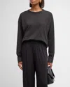Atm Anthony Thomas Melillo Heavyweight Cotton Jersey Top In Black