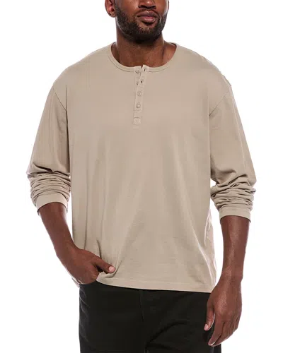 Atm Anthony Thomas Melillo Heavyweight Jersey Henley In Pink