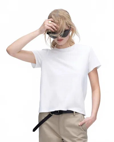 Atm Anthony Thomas Melillo Heavyweight Jersey Short Sleeve Crew Neck Tee In White