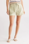 Atm Anthony Thomas Melillo Belted Linen Shorts