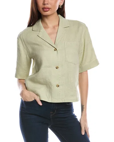Atm Anthony Thomas Melillo Heavyweight Linen Camp Shirt In Beige