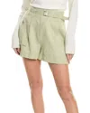 Atm Anthony Thomas Melillo Heavyweight Linen Short In Green
