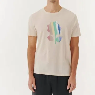 Atm Anthony Thomas Melillo Hi Torsion Graphic Tee In Stucco