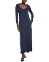 Atm Anthony Thomas Melillo Jersey Midi Dress In Blue