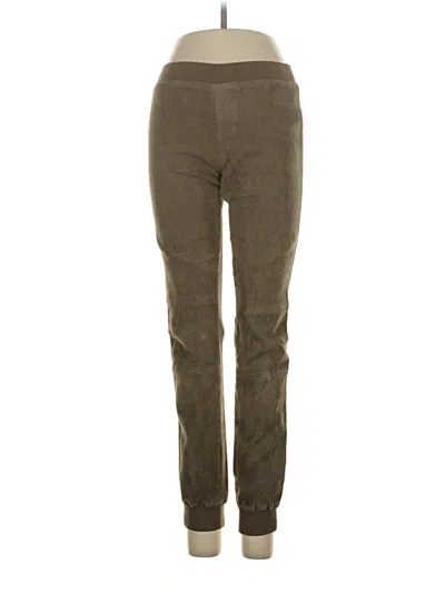 Pre-owned Atm Anthony Thomas Melillo Leather Pants In Green