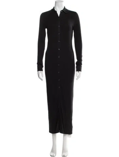 Pre-owned Atm Anthony Thomas Melillo Long Dress In Black