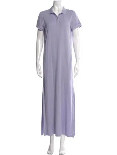Pre-owned Atm Anthony Thomas Melillo Long Dress In Purple