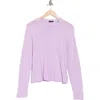 Atm Anthony Thomas Melillo Long Sleeve Cotton Slub Jersey Top