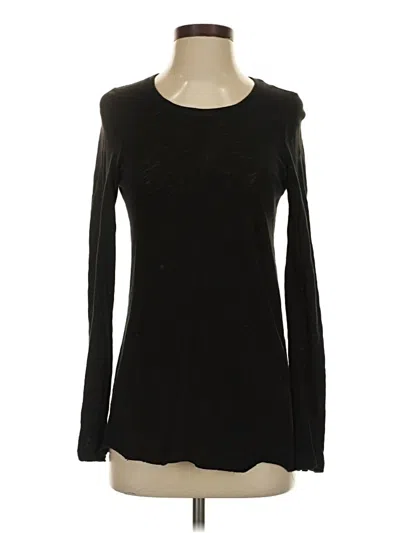 Pre-owned Atm Anthony Thomas Melillo Long Sleeve T-shirt In Black