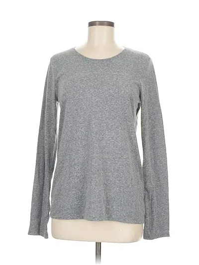 Pre-owned Atm Anthony Thomas Melillo Long Sleeve T-shirt In Gray