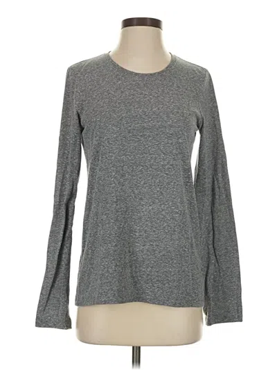Pre-owned Atm Anthony Thomas Melillo Long Sleeve T-shirt In Gray