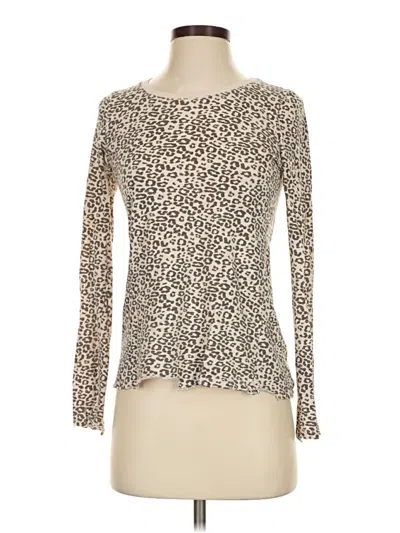 Pre-owned Atm Anthony Thomas Melillo Long Sleeve T-shirt In Ivory