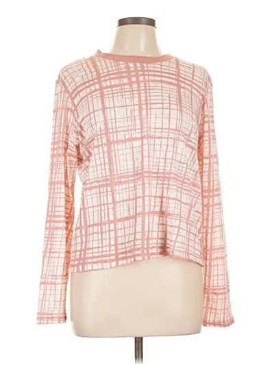 Pre-owned Atm Anthony Thomas Melillo Long Sleeve T-shirt In Pink