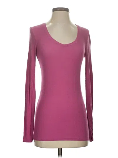Pre-owned Atm Anthony Thomas Melillo Long Sleeve T-shirt In Pink