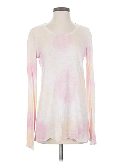 Pre-owned Atm Anthony Thomas Melillo Long Sleeve T-shirt In Pink