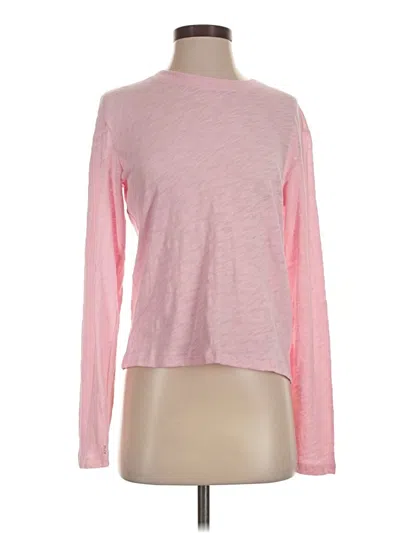 Pre-owned Atm Anthony Thomas Melillo Long Sleeve T-shirt In Pink