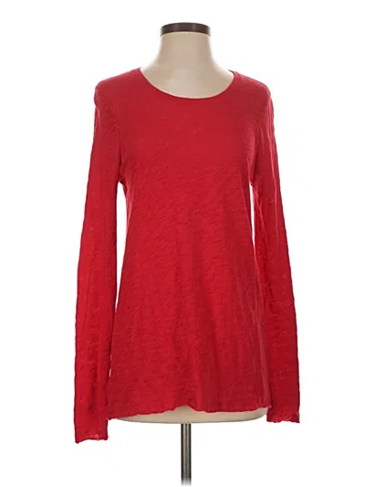 Pre-owned Atm Anthony Thomas Melillo Long Sleeve T-shirt In Red