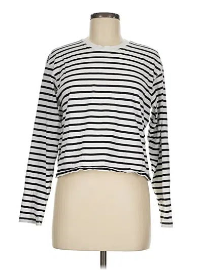 Pre-owned Atm Anthony Thomas Melillo Long Sleeve T-shirt In Silver