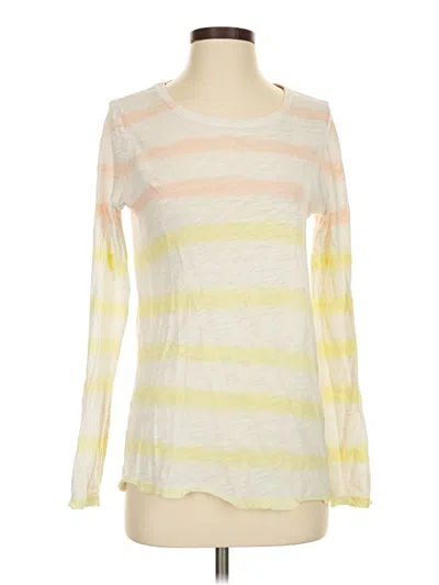 Pre-owned Atm Anthony Thomas Melillo Long Sleeve T-shirt In Yellow