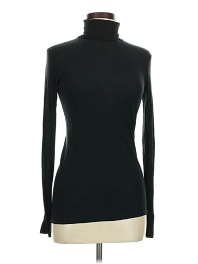 Pre-owned Atm Anthony Thomas Melillo Long Sleeve Turtleneck In Black