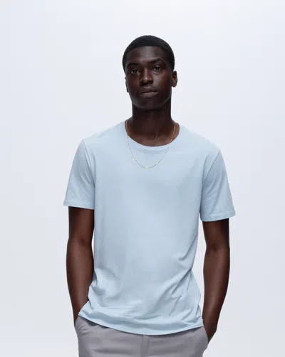 Atm Anthony Thomas Melillo Men's Classic Jersey Crew Neck T-shirt Cotton In Blue