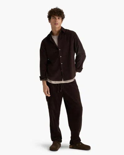 Atm Anthony Thomas Melillo Men's Corduroy Shirt In Brown
