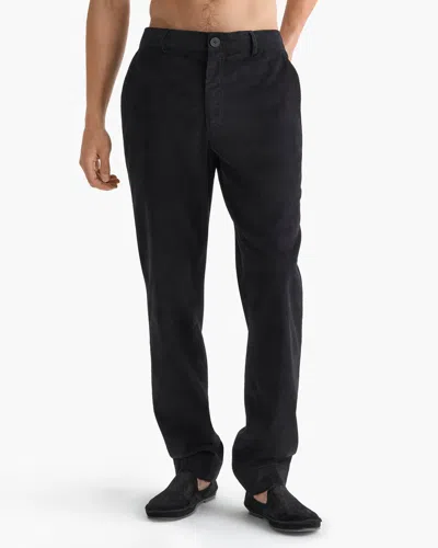 Atm Anthony Thomas Melillo Men's Corduroy Straight Leg Pant In Black