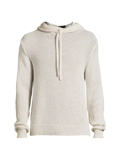 Atm Anthony Thomas Melillo Men's Cotton-blend Knit Hoodie In Chalk