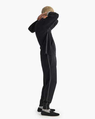 Atm Anthony Thomas Melillo Men's Cotton Cashmere Plaited Jogger Pants In Black