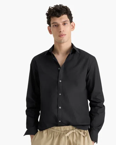 Atm Anthony Thomas Melillo Men's Cotton Poplin Button Down Shirt In Black