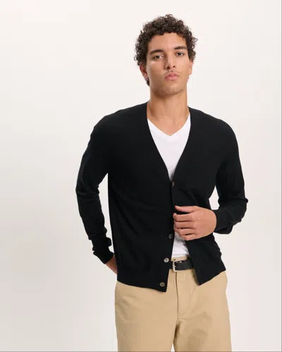 Atm Anthony Thomas Melillo Men's Extra Fine Merino Wool Cardigan Sweater