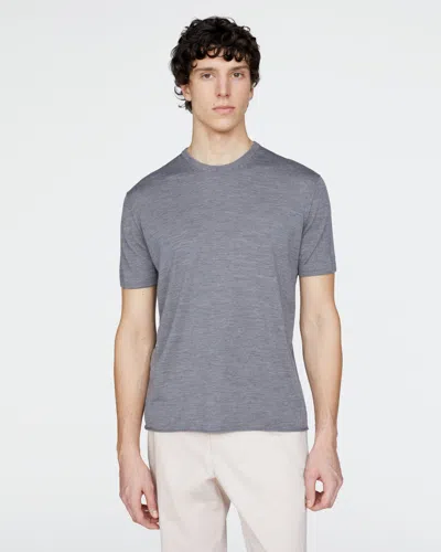 Atm Anthony Thomas Melillo Men's Extra Fine Merino Wool Crew Neck T-shirt In Multi