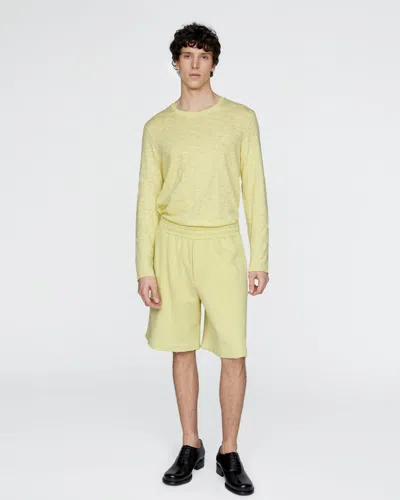 Atm Anthony Thomas Melillo Men's French Terry Pull-on Shorts Cotton In Yellow