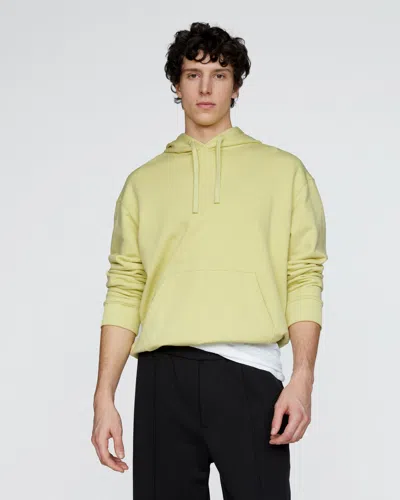 Atm Anthony Thomas Melillo Men's French Terry Pullover Hoodie Cotton In Yellow