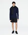 Atm Anthony Thomas Melillo Men's Hybrid Tech Pull-on Shorts Polyester In Black