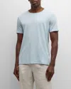 Atm Anthony Thomas Melillo Men's Jersey Crewneck T-shirt In Hazy Blue