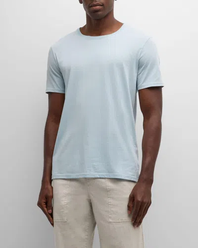 Atm Anthony Thomas Melillo Men's Jersey Crewneck T-shirt In Hazy Blue