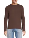 Atm Anthony Thomas Melillo Atm Anthony Thomas Mellio Oversized Pullover Crewneck Ribbed Sweater In Chocolate