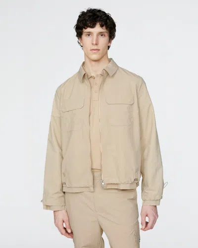 Atm Anthony Thomas Melillo Men's Nylon Ripstop Jacket In Nude