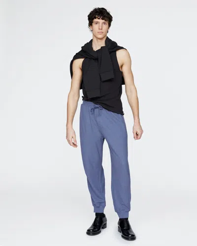 Atm Anthony Thomas Melillo Men's Pima Cotton Pique Banded Bottom Sweatpants In Black