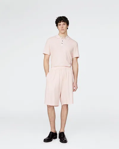 Atm Anthony Thomas Melillo Men's Pima Cotton Pique Shorts In Pink