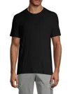 Atm Anthony Thomas Melillo Slub Jersey Crew Neck Tee In Black