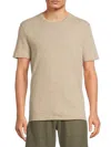 Atm Anthony Thomas Melillo Men's Slub Cotton Crewneck Tee In Gray