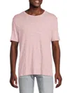 Atm Anthony Thomas Melillo Atm Men's Slub Crewneck Tee In Deep Lilac