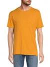 Atm Anthony Thomas Melillo Slub Knit Space Dye Tee In Tuscan Sun